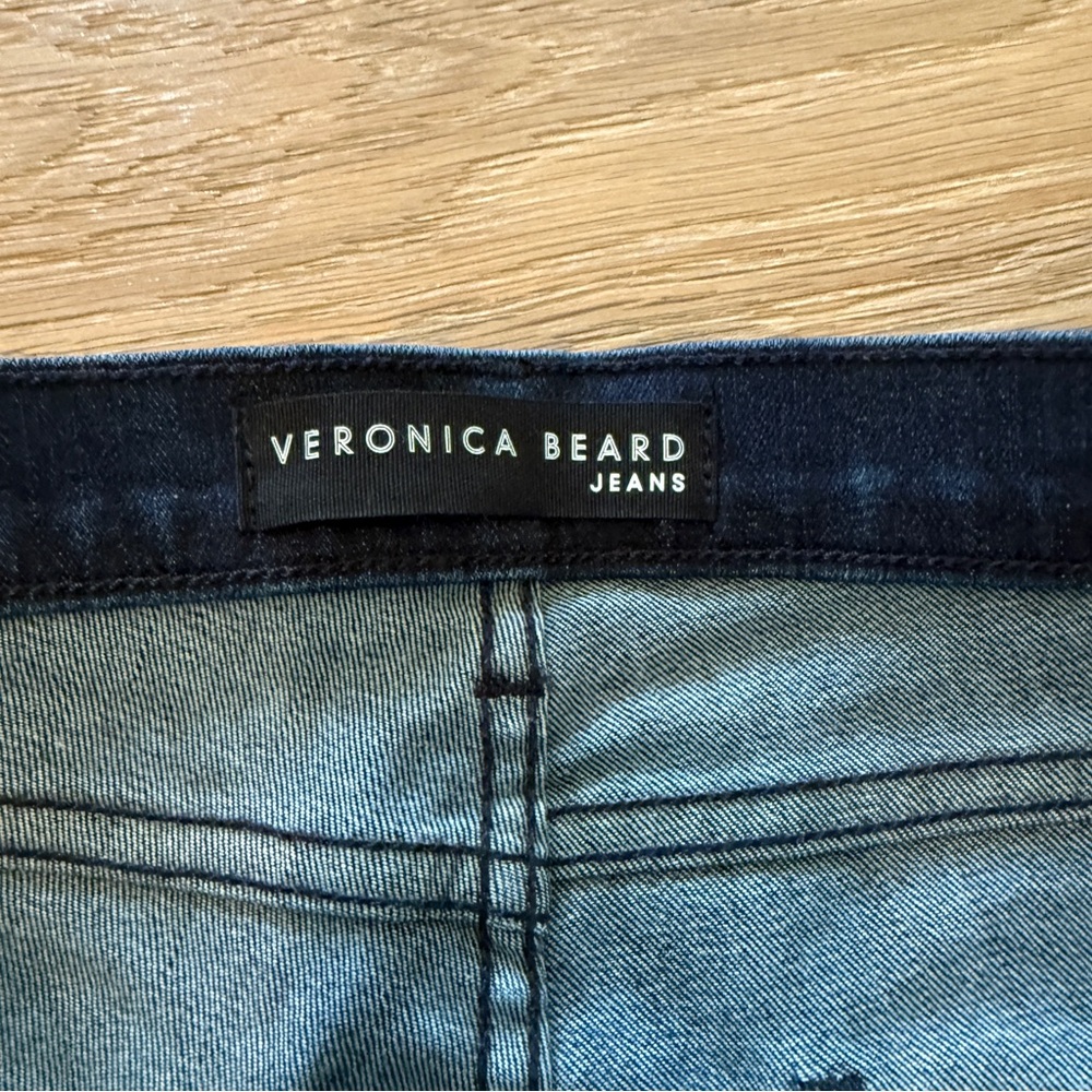 Veronica Beard Carolyn Baby Boot Flair Jean with tuxedo stripe - Picture 5 of 12